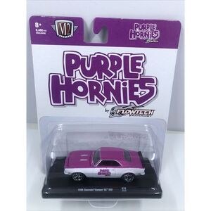 2021 M2 MACHINES PURPLE HORNIES 1968 CHEVROLET CAMARO SS 350 BY FLOWTECH EXHAUST